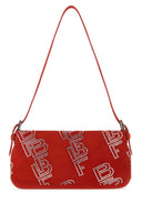 Bags de gamuza adornado con mucho adorno.