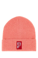 By Far Salmon Alpaca Beanie Hat