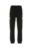 Burberry Black Stretch Cotton Joggers