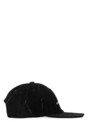 Stella McCartney Black Velvet Baseball Cap