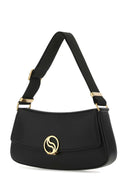 Stella Mc Cartney Black Alter Mat Shoulder Bag