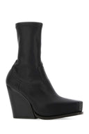 Stella Mc Cartney Black Alter Mat Cowboy Ankle Boots
