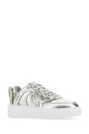 Stella McCartney Silver Synthetic Leather S Sneaker wave