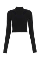 Dion Lee Black Viscose Blend Top