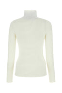 Dion Lee Ivory Stretch Wool Blend Top