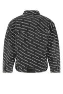 Alexander Wang bedruckte Jeansjacke