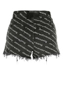 Alexander Wang Printed Denim Shorts