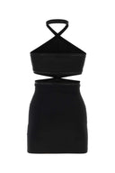 T von Alexander Wang Black Viscose Strick Mini Kleid