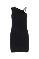 Alyx Black Cotton Mini Vestido