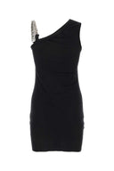 Alyx Black Cotton Mini Vestido