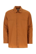 Camicia di cotone al caramello nanushka