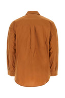 Camicia di cotone al caramello nanushka