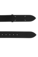 Cinturón de cuero negro de Maison Margiela