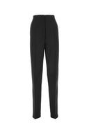 Pantalón de marzo de poliéster negro de Sportmax