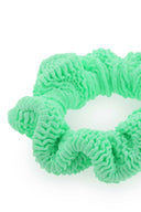 Hunza G Green Stoff Scrunchie