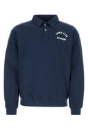 Harmony Navy Blue Baumwoll -Polo -Hemd