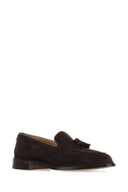 Tricker 's Braune Wildleder Elton -Slipper