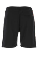 Alexander McQueen Black Cotton Bermuda Shorts