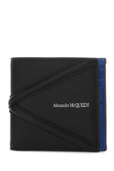 Alexander Mcqueen Black Leather Wallet