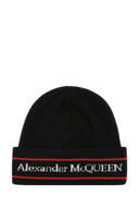 Alexander McQueen Black Cashmere Beanie Hat
