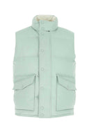 Giacca imbottita di Alexander McQueen Sea Green Polyester