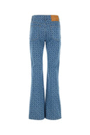Paco Rabanne gedruckt Denim Jeans gedruckt