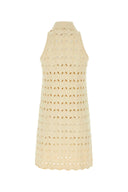 Sportmax Cream Viscose Miscela abito Rivolica