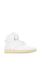 Rhude White Leather Rh Decessingスニーカー