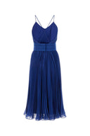 Abito Max Mara Blue Crepe Clarino