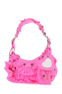Balenciaga Fluo Pink Fabric Le Cagole Xs Shoulder Bag