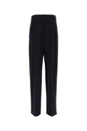 Pantalone a gamba blu Balenciaga blu blu navy