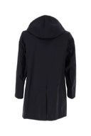Mackintosh Navy Blue Cotton Cambridge Raincoat