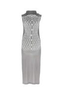 MM6 Maison Margiela Gray Jersey Dress