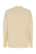 Jil Sander Ivory Wool Cardigan