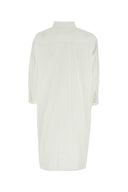Jil Sander White Poplin Shirt Dress