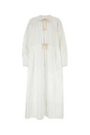 Abito di cotone bianco Jil Sander