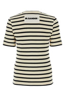 Jil Sander Embroidered Cotton T Shirt