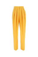Pantalón de mezcla de poliéster amarillo de Stella McCartney