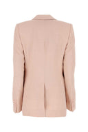 Stella McCartney Pastel Pink Viscose Blend Blazer