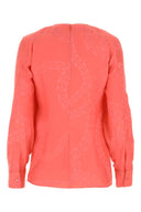 Stella Mc Cartney Salmon Satin Blouse