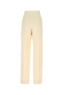 Stella Mc Cartney Sand Viscose Blend Wide Leg Pant