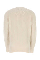 Jil Sander Elfenbein Baumwolle und Wollpullover