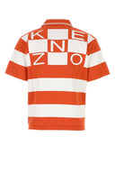 Kenzo Embroidered Cotton Oversize Polo Shirt