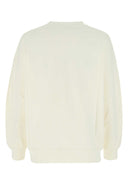 Alexander Mcqueen Ivory Cotton Oversize Sweatshirt