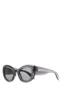 Alexander McQueen ACETATO GRIS DARK LA CURVA Gafas de sol