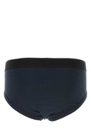 Tom Ford Navy Blue Stretch Cotton Slip