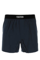 Tom Ford Blue Satin Boxer