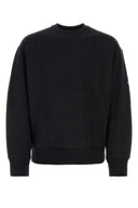 Y3 Yamamoto schwarzes Baumwoll -Sweatshirt