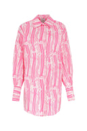 Patou druckte Popelin chemierteres Kleid