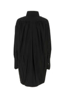 Patou Black Poplin Shirt Dress